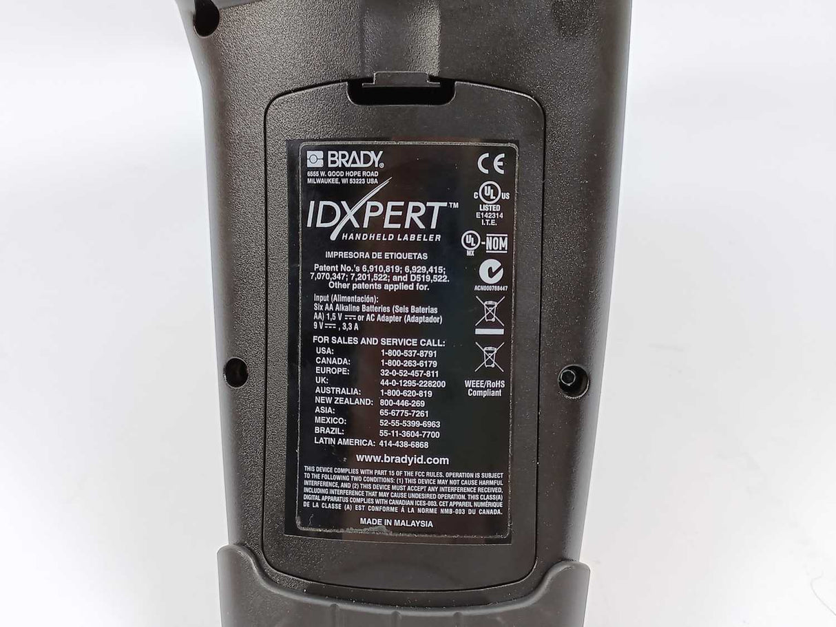 Brady IDXPERT Handheld Labeler + 2x XSL-21-427 + XC-1500-580-WT-BK