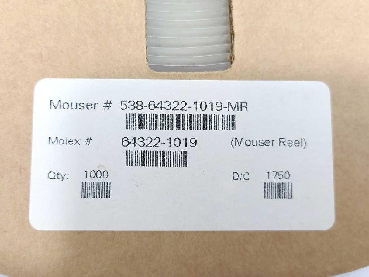 Molex 538-64322-1019-MR CP FEM TERM SN PLTD .35MM REEL ~1000pcs.