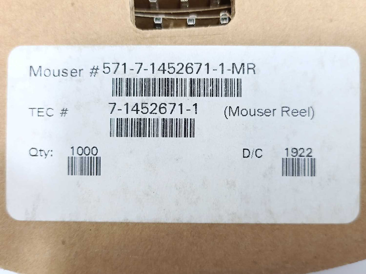 TE Connectivity 571-7-1452671-1-MR MCON 1.2 LL REC SWS SN Receptacle ~900pcs.