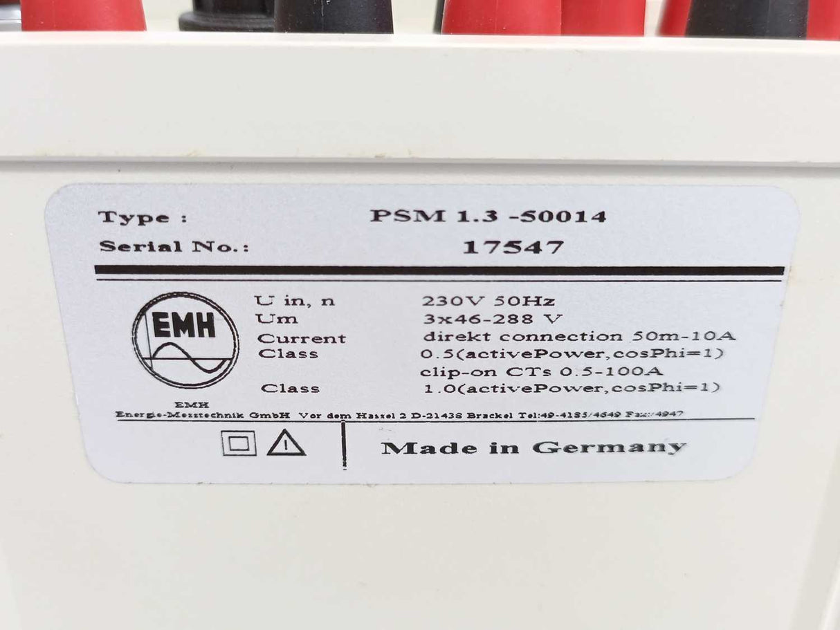 EMH Metering PSM 1.3 MTE Portable Three-Phase Substandard Meter
