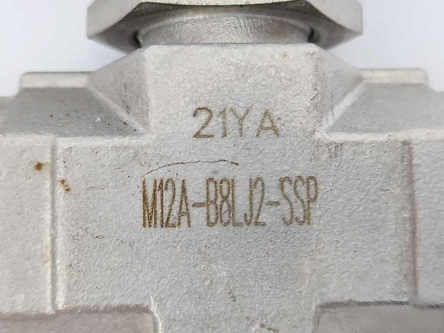 Parker M12A-B8LJ2-SSP B Series Manuel Ball Valve
