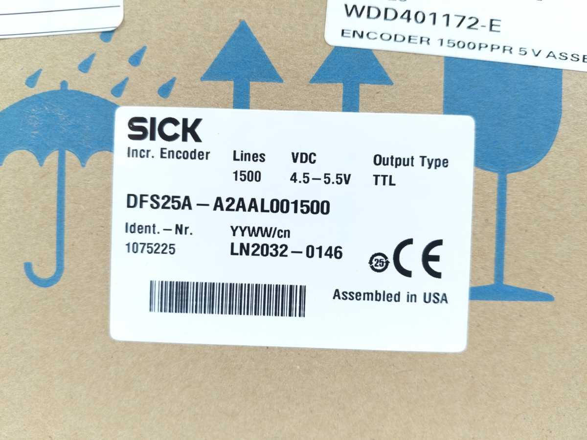 SICK 1075225 DFS25A-A2AAL001500 Incremental Encoder