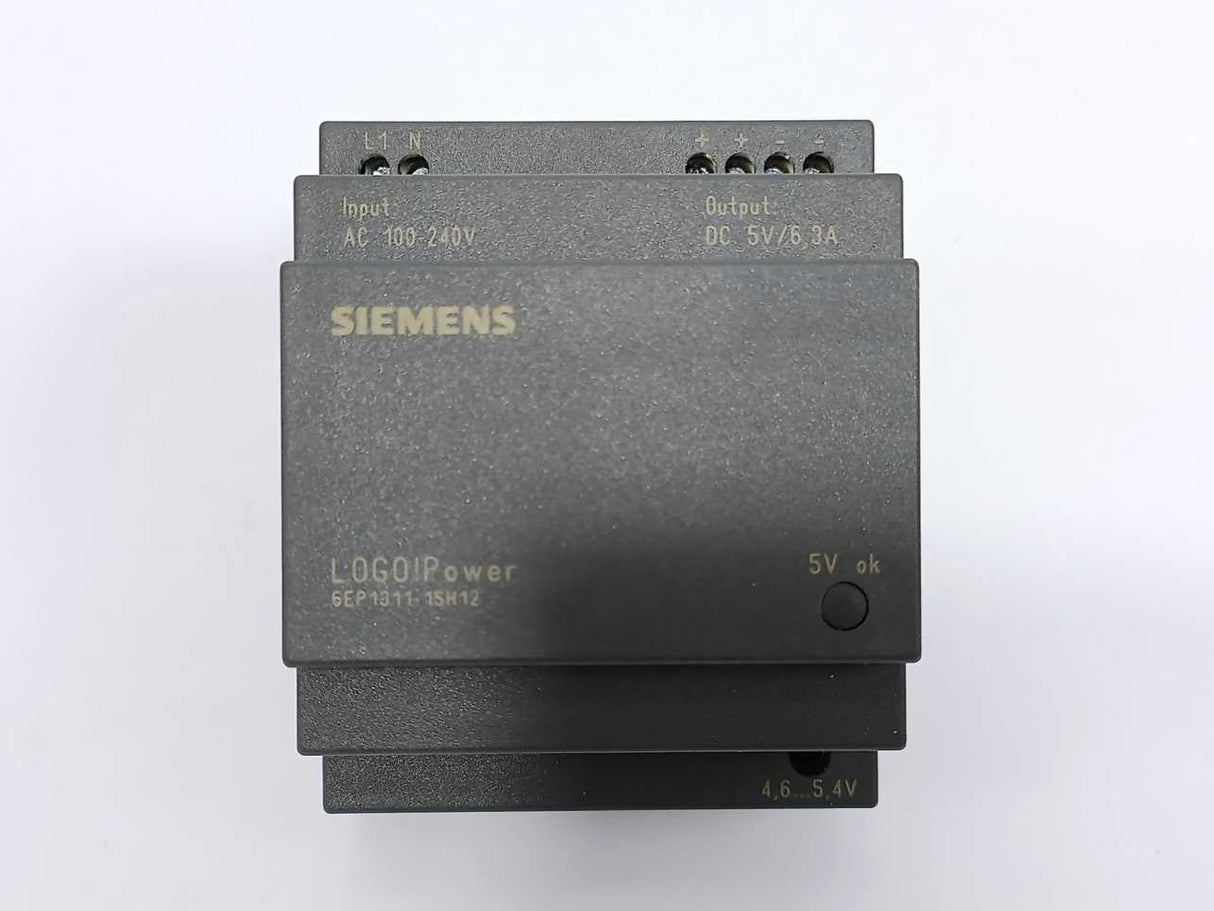 Siemens 6EP1311-1SH12 LOGO!Power Power Supply 5 V/6.3 A