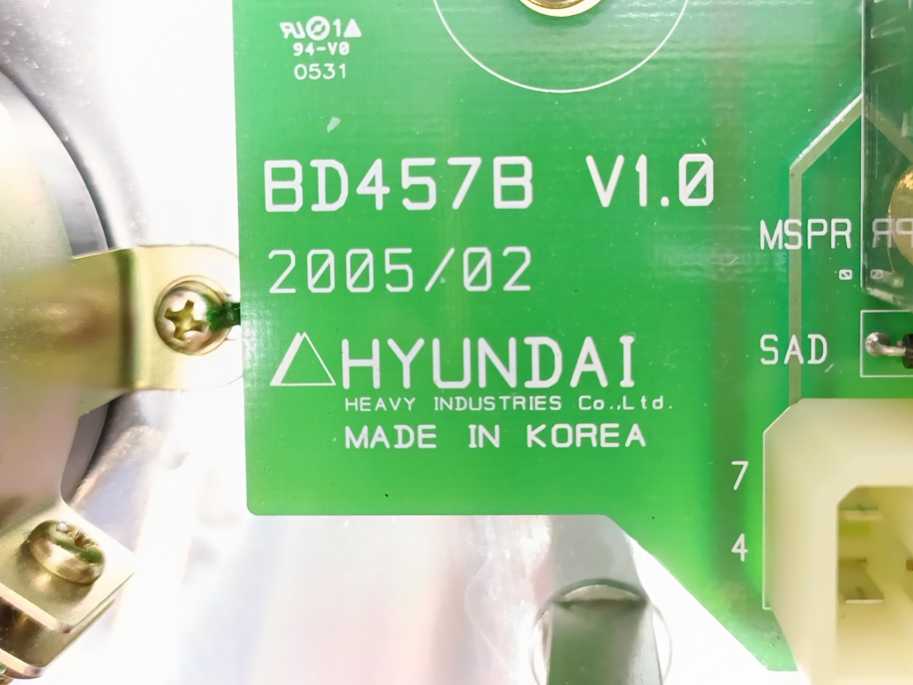 HYUNDAI HEAVY INDUSTRIES BD457 BV1.0 AV2.0 Circuit Board