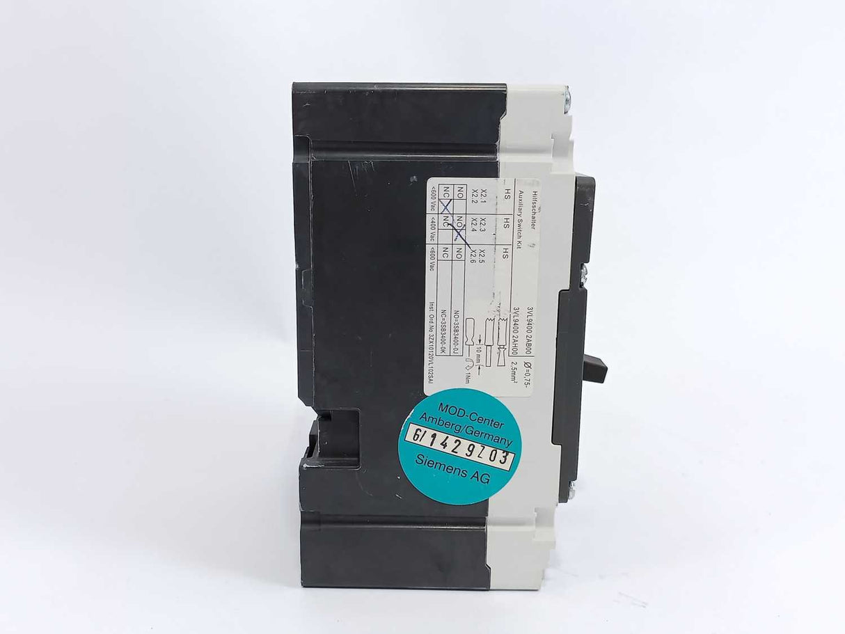 Siemens 3VL1712-1DD33-0AA0 VL160X Circuit Breaker