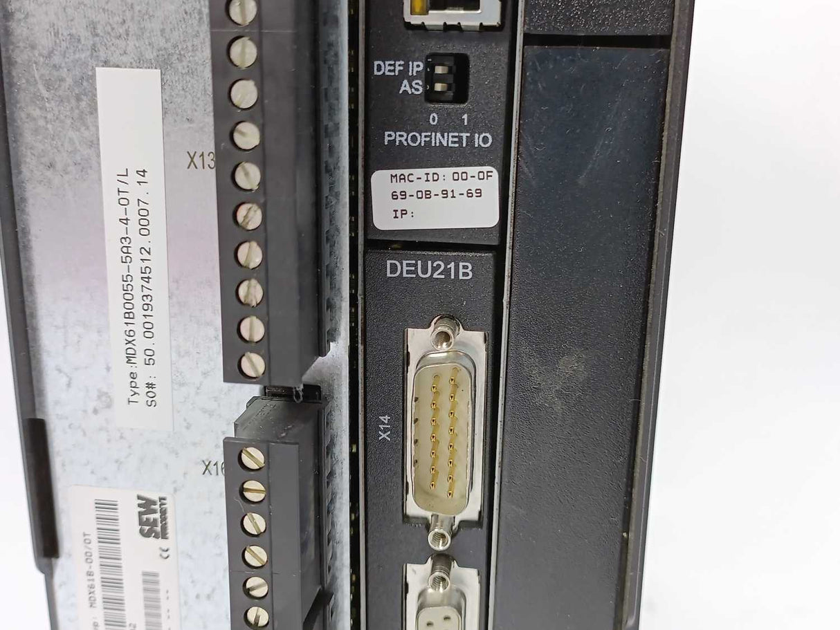 SEW-EURODRIVE MDX61B0055-5A3-4-0T/L Movidrive Control Unit 08249571