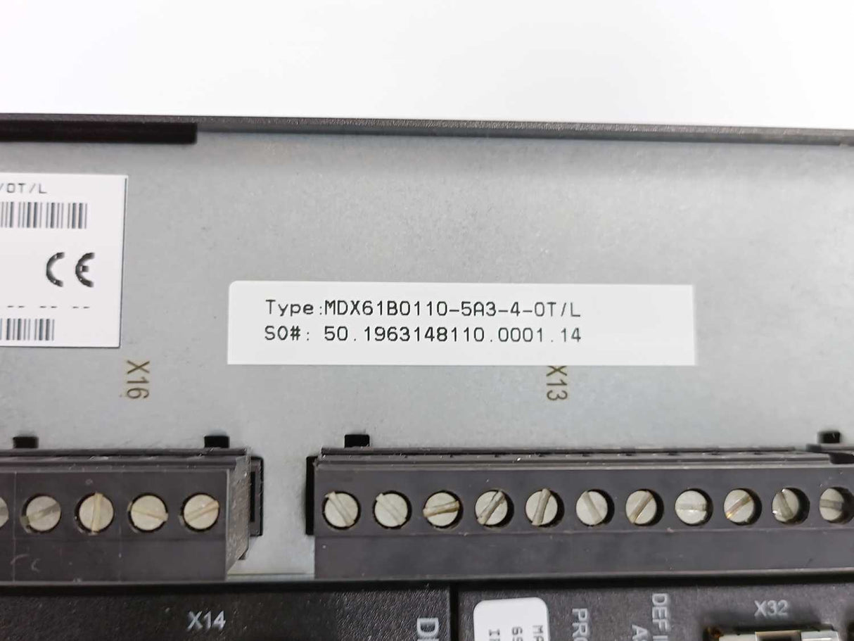 SEW-EURODRIVE MDX61B0110-5A3-4-0T/L Movidrive Control Unit 0030628