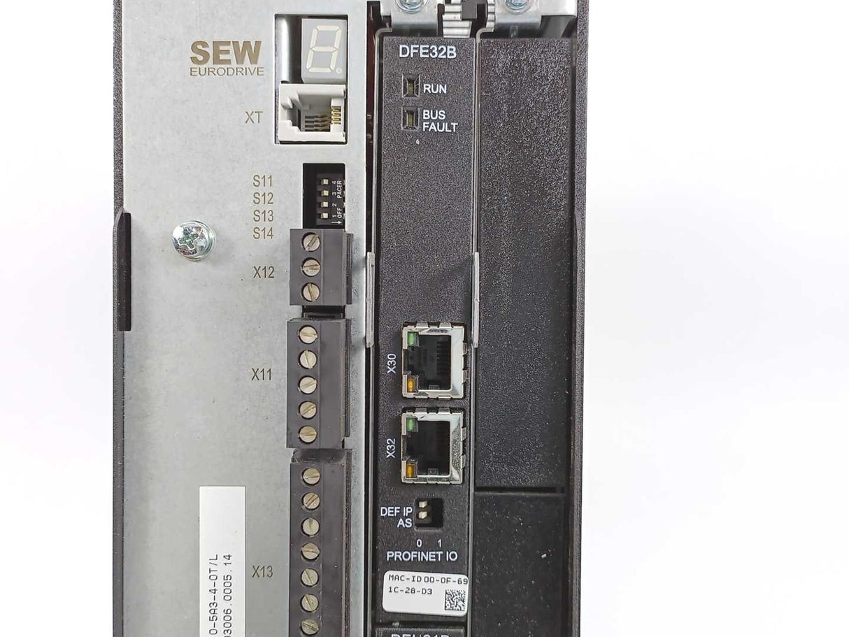 SEW-EURODRIVE MDX61B0110-5A3-4-0T/L Movidrive Control Unit 18210406