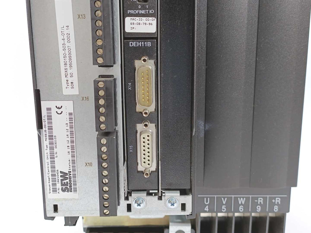 SEW-EURODRIVE MDX61B0150-503-4-0T/L Movidrive Control Unit 18210406