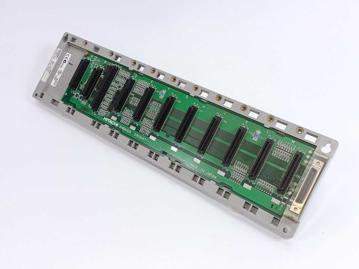HITACHI EHBASE8 33030471-1 EH-BS8 Programmable Controller Base