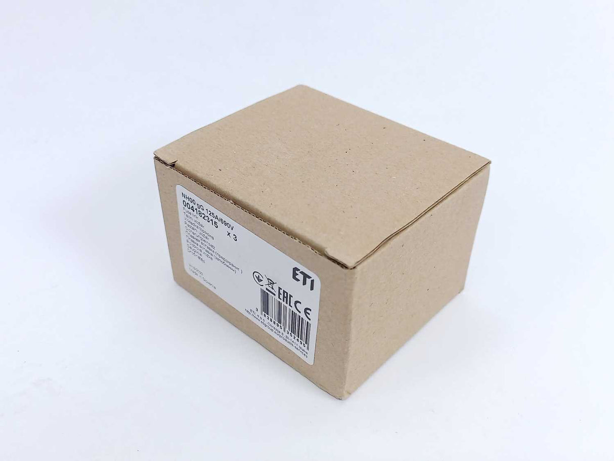ETI 004182315 NH00 NV00 Fuse Link 125A/690V Batch 3pcs.