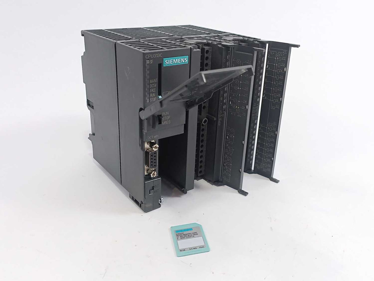 Siemens 6ES7313-5BG04-0AB0 64 KB Memory Card, broken plastik