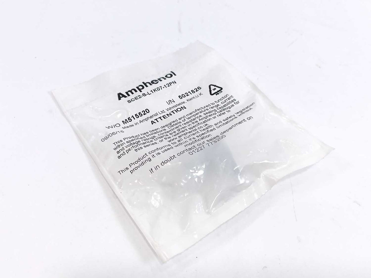 Amphenol SCE2-B-L1K07-12PN 12 Position Circular Male Connector
