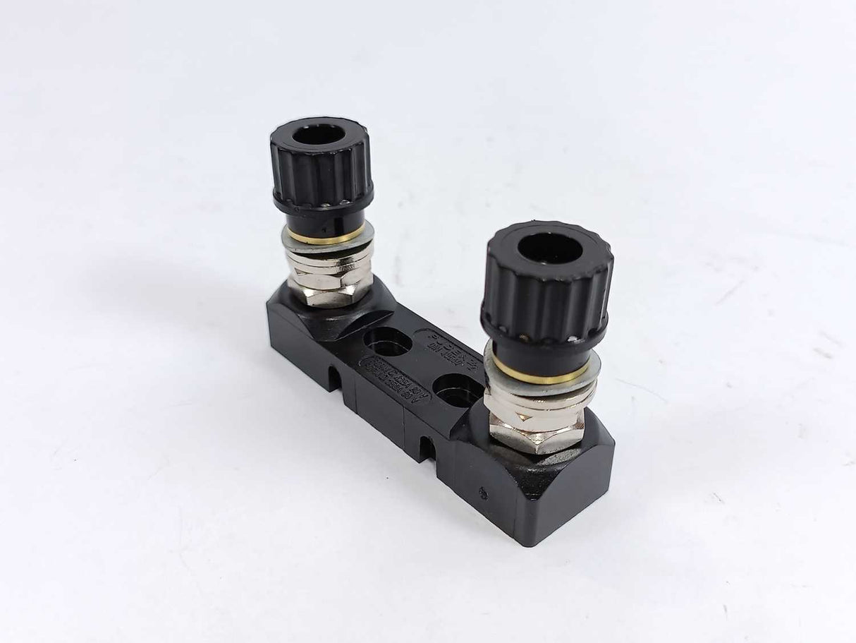 PUDENZ 43560 High‑Current Bolt‑Down Fuse Holder 1+2 Batch 2pcs.