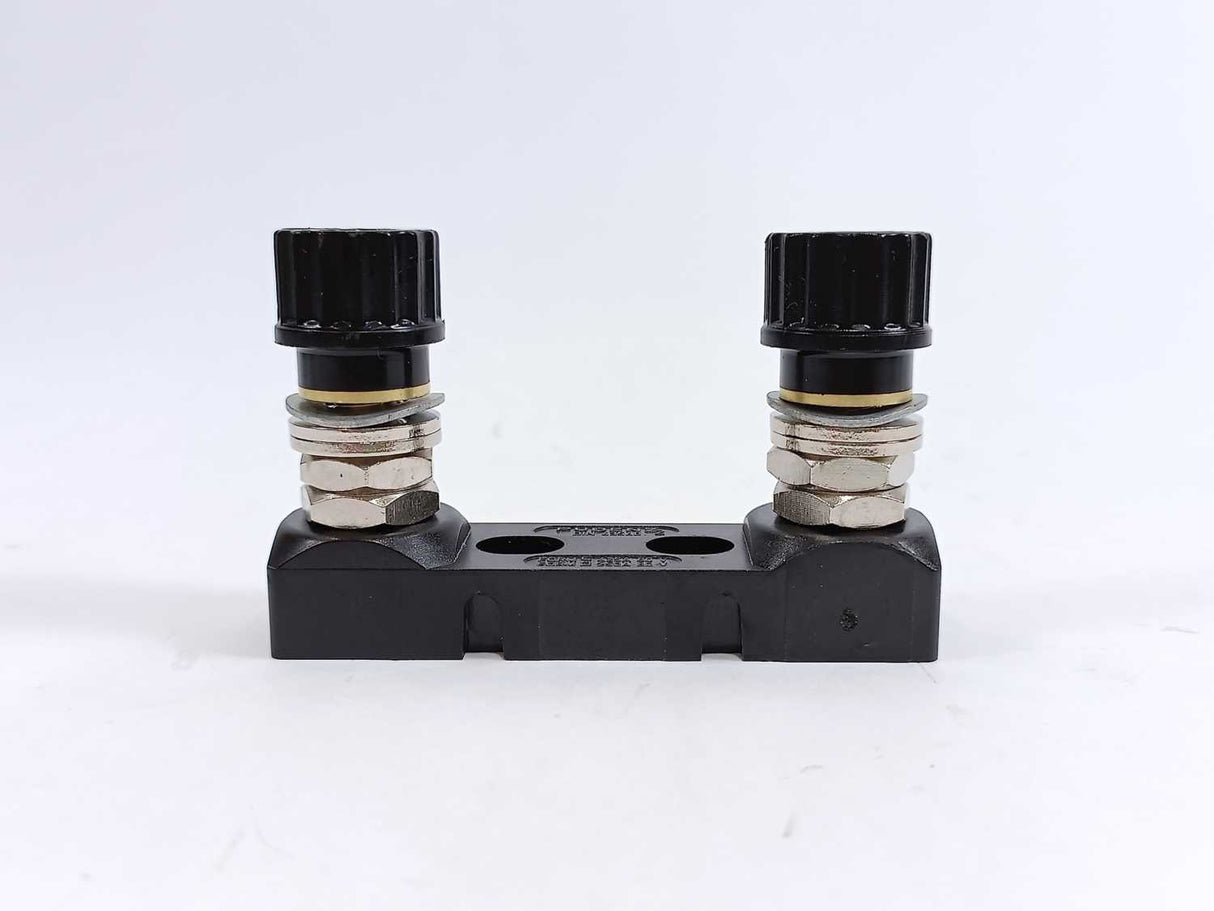 PUDENZ 43560 High‑Current Bolt‑Down Fuse Holder 1+2 Batch 2pcs.