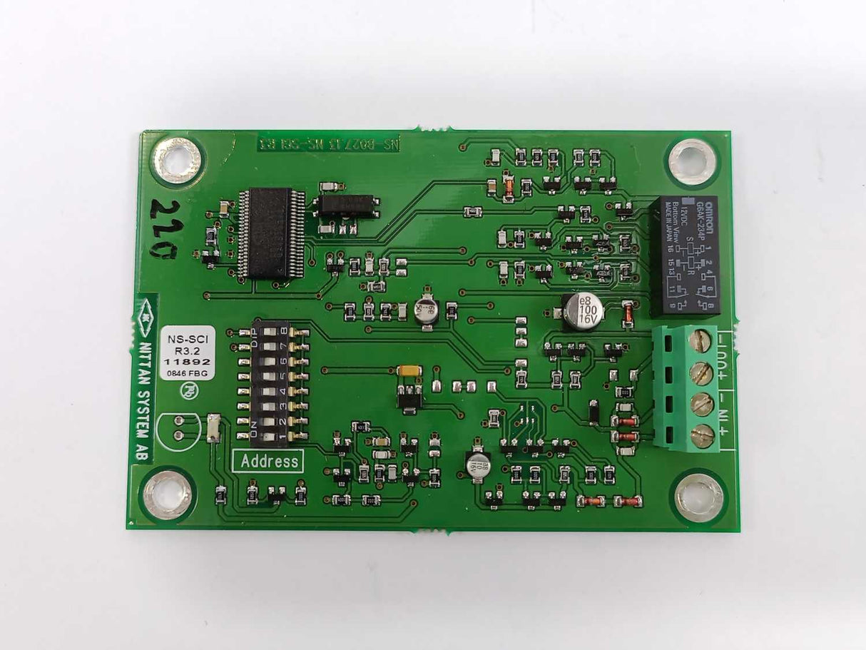 NITTAN SYSTEM AB NS-SCI R 3.2 Circuit Board NS-SCI R3