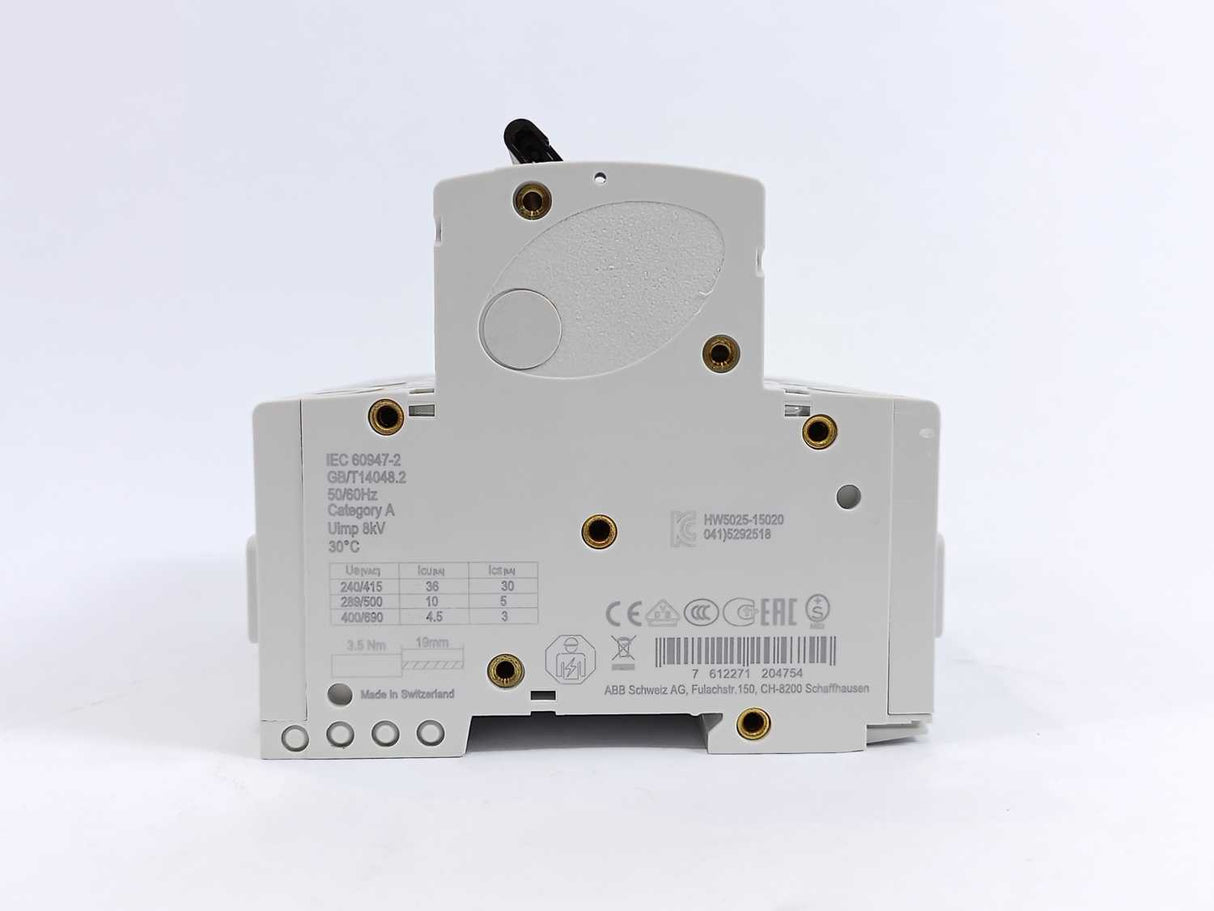 ABB 2CCS894001R0844 S804N-C125 High Preformance MCB