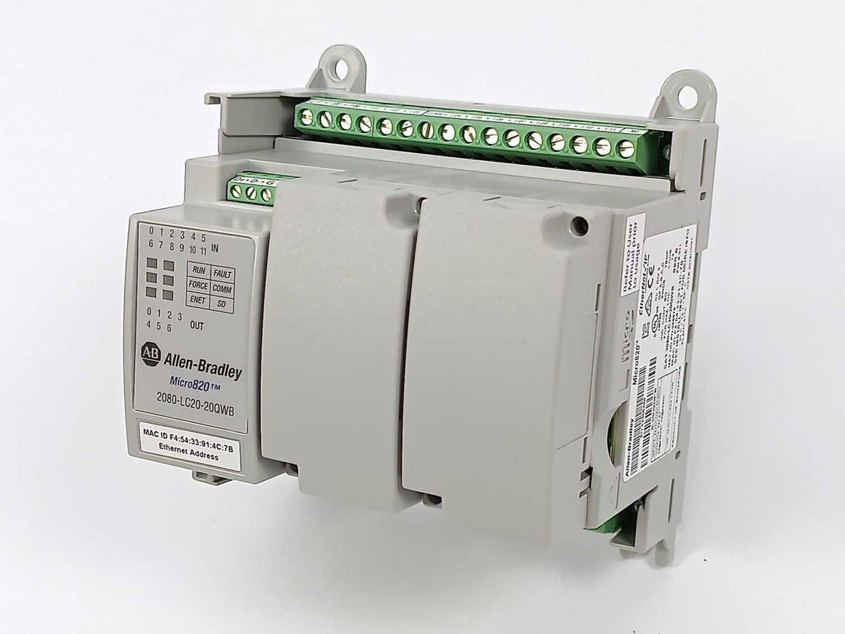 AB 2080-LC20-20QWB Ser. B Micro820 Controller