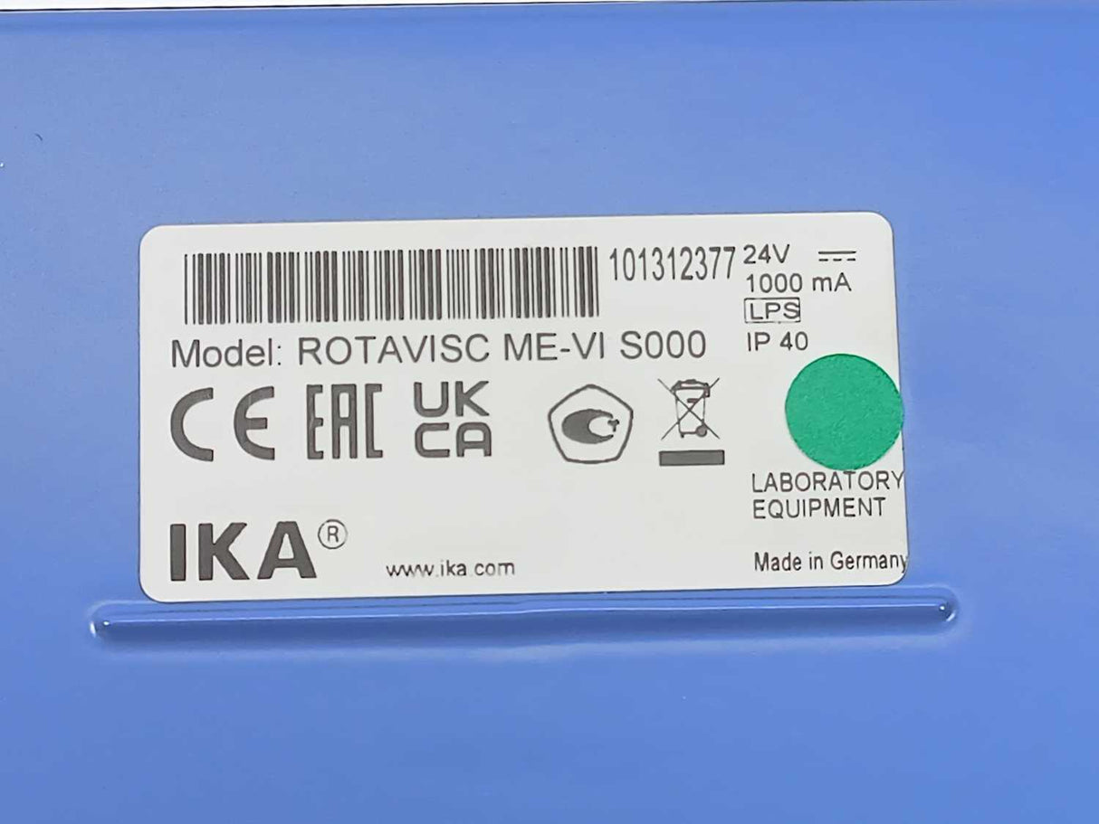 IKA 0025000492 ROTAVISC me-vi S000 Control Viscometer
