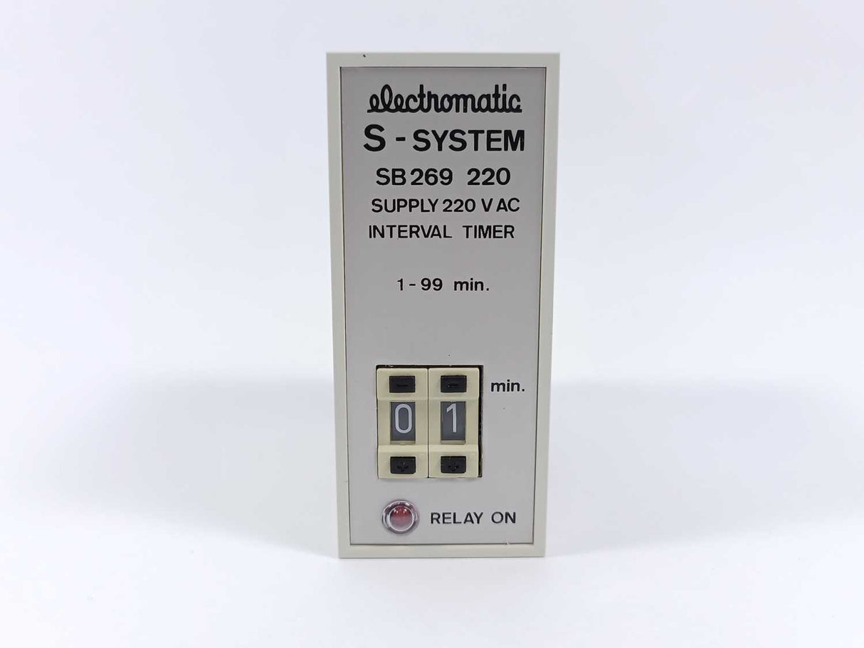 Electromatic SB 269-220 Interval Timer 1-99min.