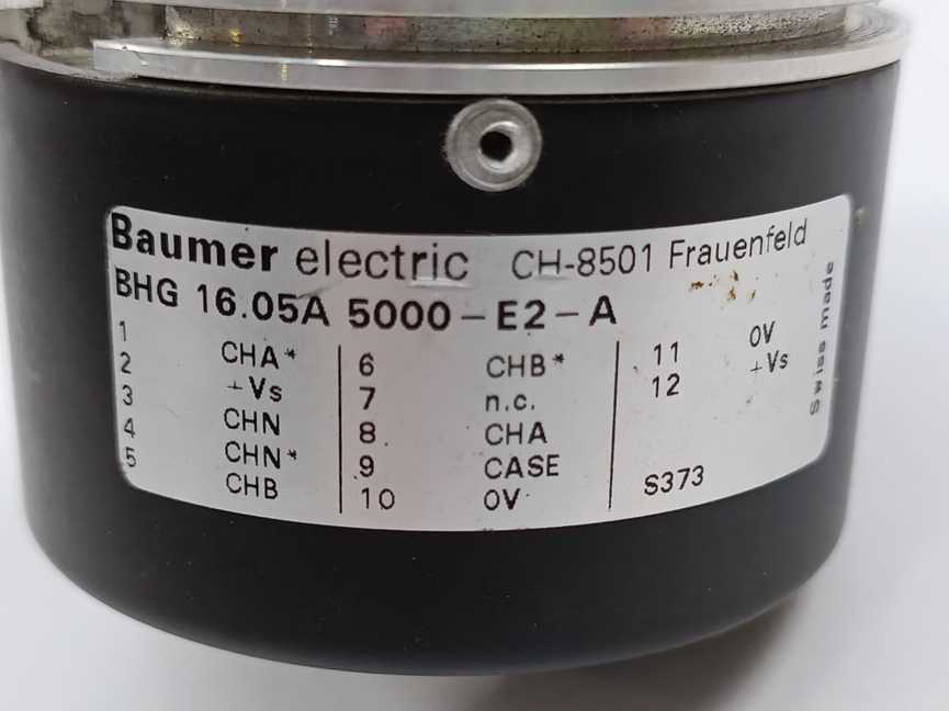BAUMER ELECTRIC BHG 16.05A 5000-E2-A Incremental Hollow Shaft Rotary Encoder