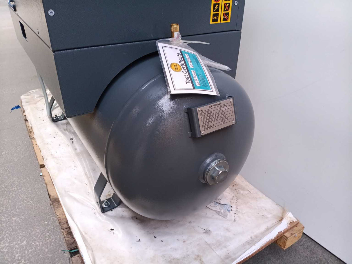 Atlas Copco G5FF 10 TM Air Compressor w/ 9095319580 Air Reciever 2022, 0 Hours