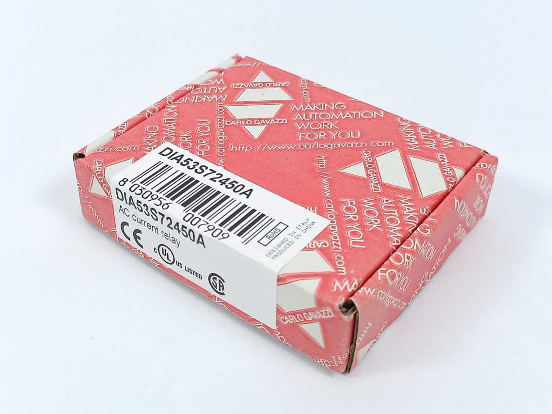 Carlo Gavazzi DIA53S72450A AC Current Relay 5-50A AC 50-400HZ