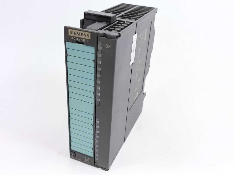 Siemens 6ES7 332-5HD01-0AB0 S7-300 Analog Output Module AO 4x12BIT