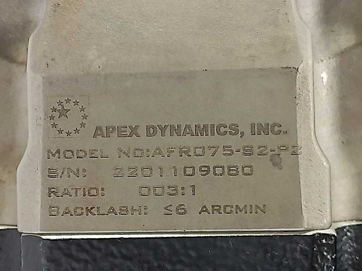 Apex Dynamics AFR075-S2-P2 High Precision and Speed Planetary Gearbox