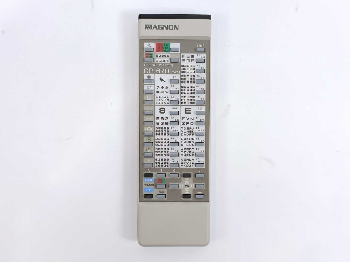 Magnon CP-670 Remote Control for Magnon CP-670 Auto Chart Projector Refractor