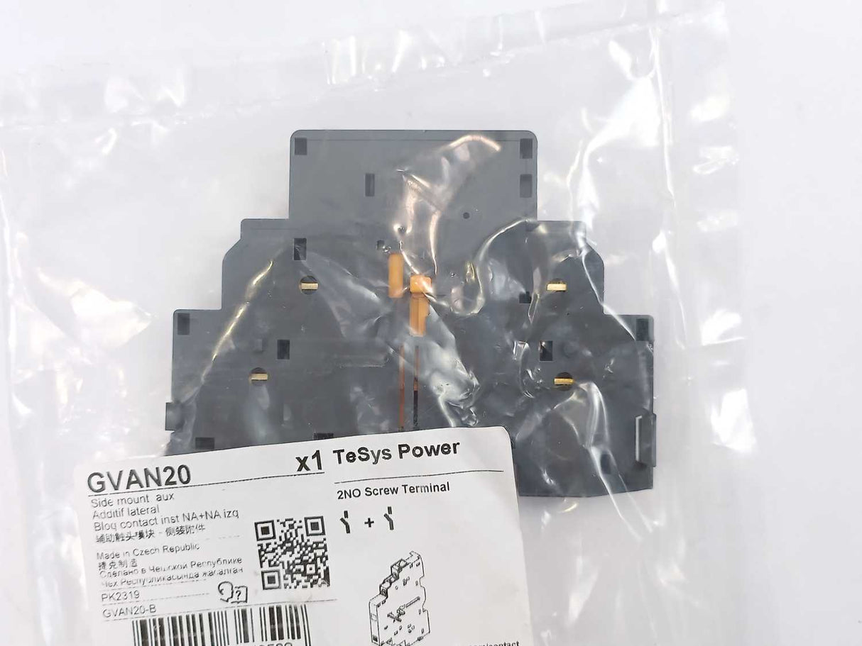 Schneider Electric GVAN20 TeSys GV2 & GV3 Auxiliary Contact Block 2 NO