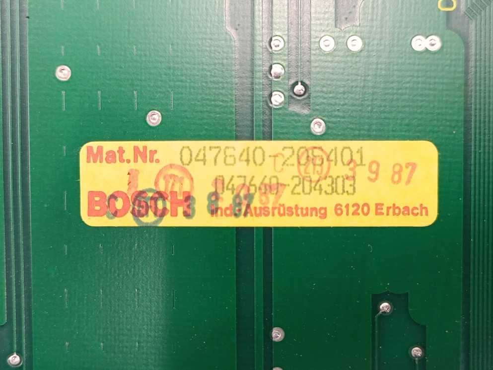 Bosch 047640-206401 047640-204303 047641-2027 Expansion Module