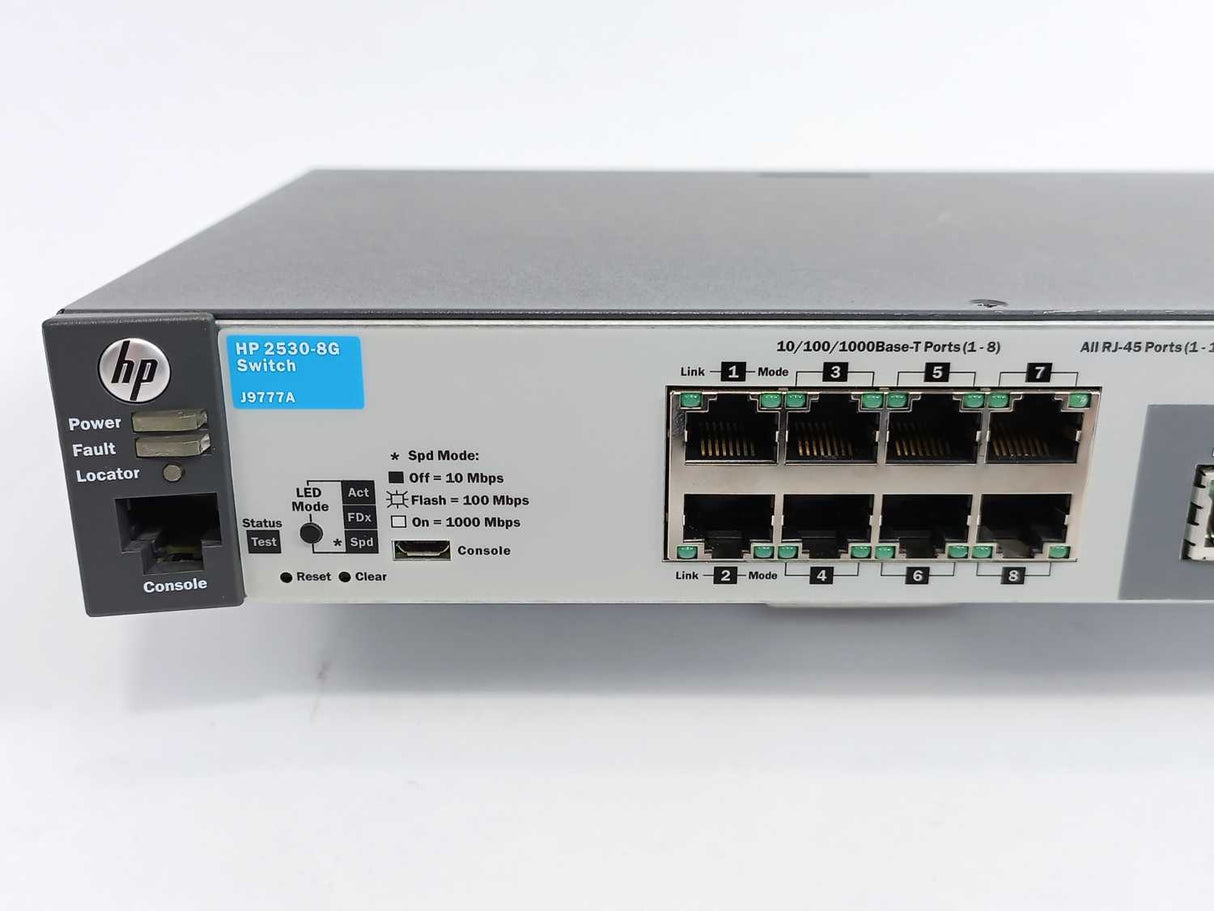 Hewlett Packard J9777A Aruba 2530-8G Ethernet Switch