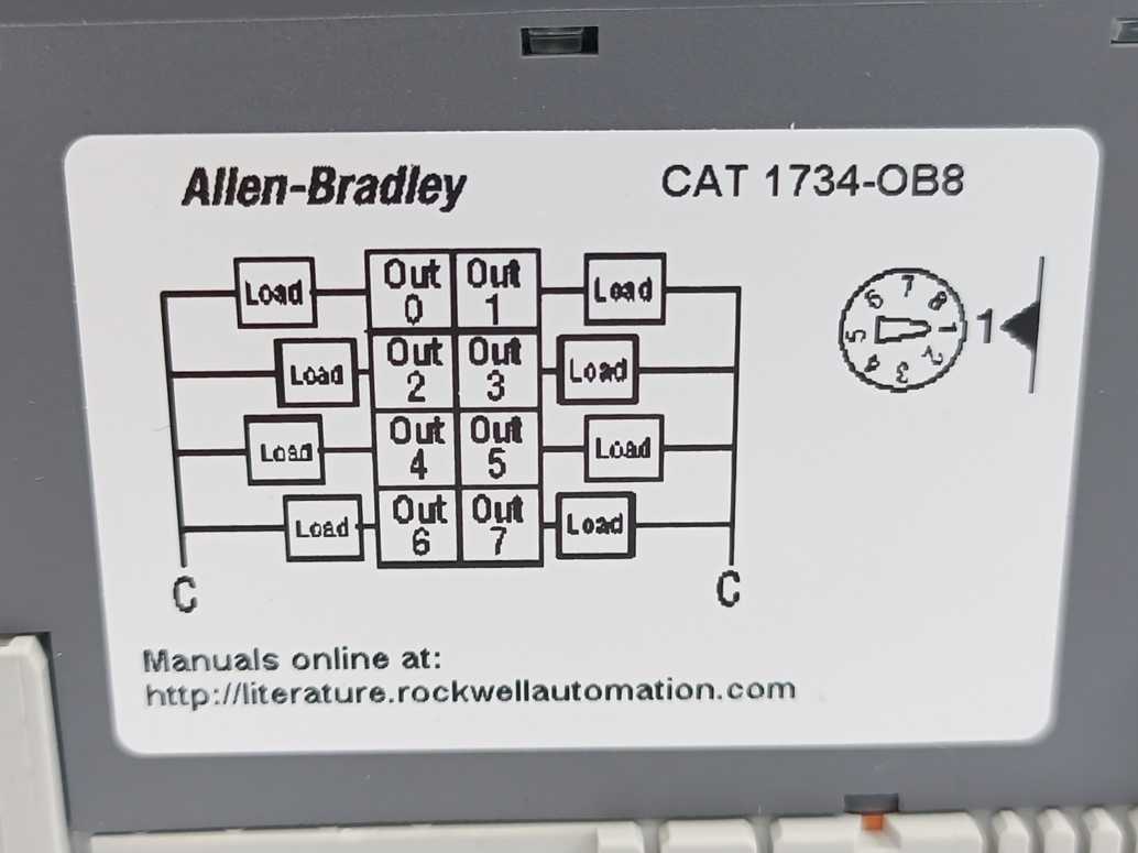 AB 1734-OB8 Ser. C W: 1734-RTBS, Ser.A, 1734-MB, Ser.A