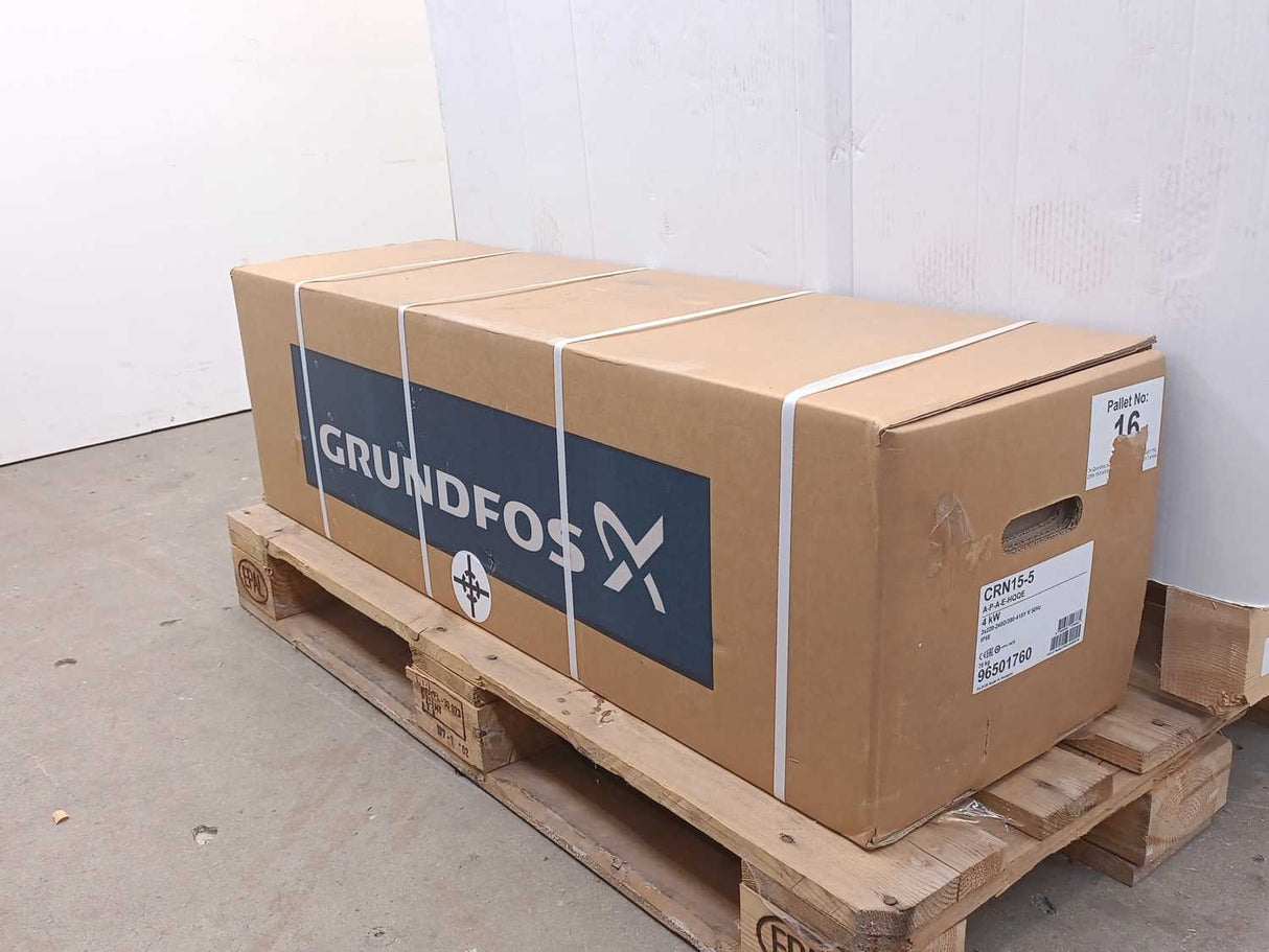GRUNDFOS 96501760 CRN15-5 A-P-A-E-HQQE Vertical Multistage Centrifugal Pump