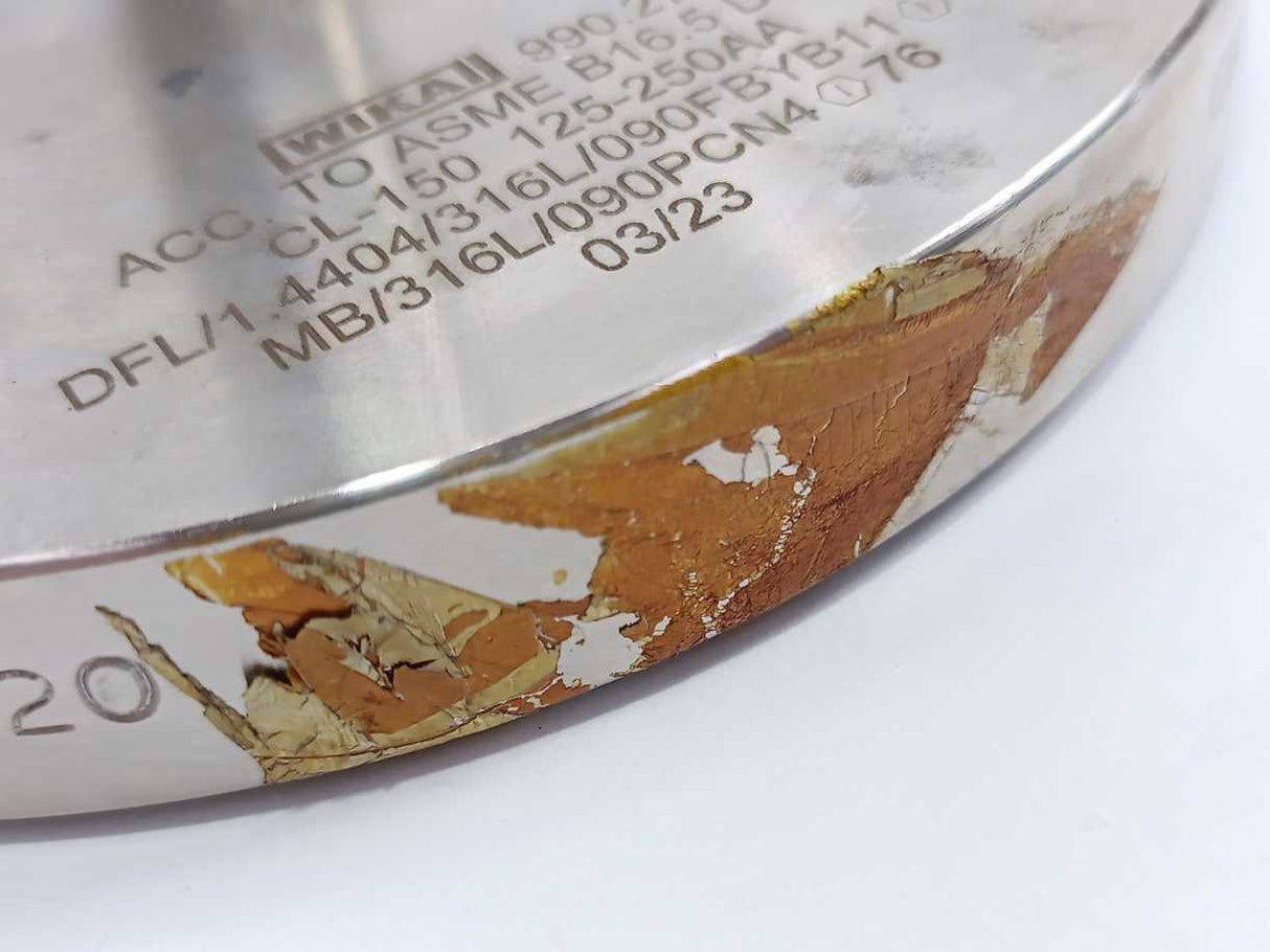 WIKA 990.27 Diaphragm Seal with Flange Connection CL-150 125-250AA