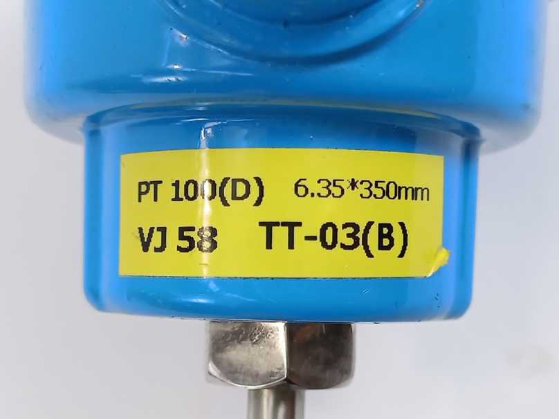 PT100 (D) RTD Sensor Head Type w/ Protection Tube 132mm