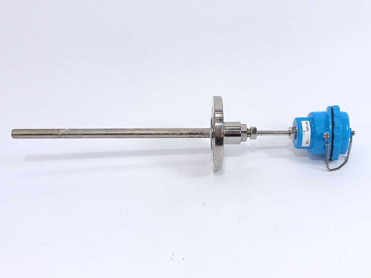 PT100 (D) RTD Sensor Head Type w/ Protection Tube with Falange