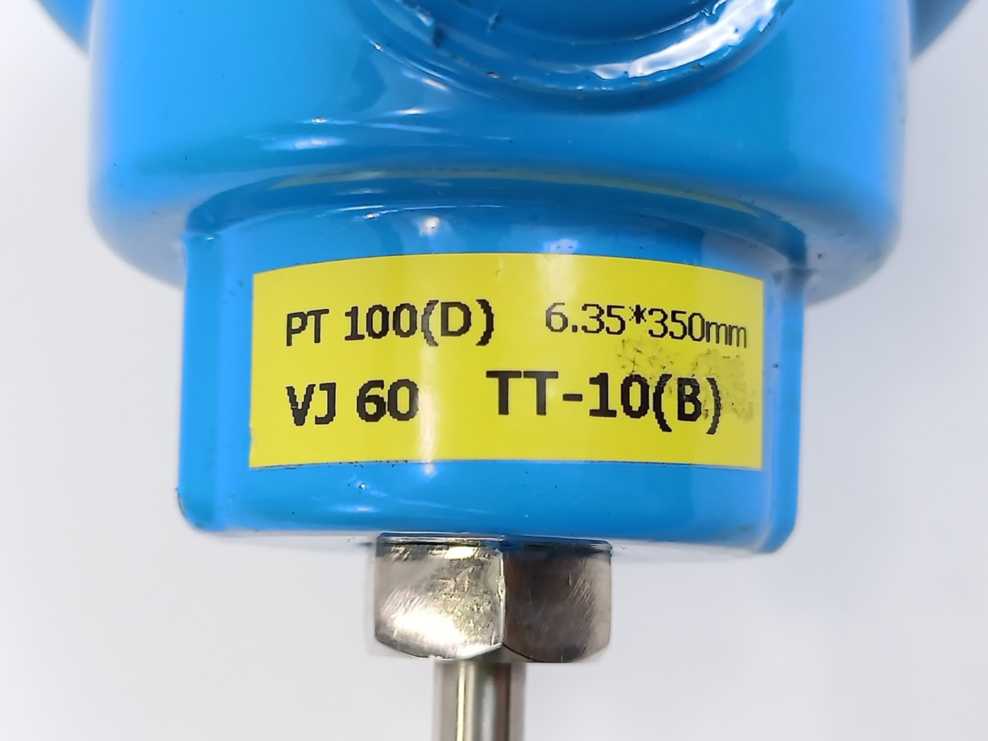 PT100 (D) RTD Sensor Head Type w/ Protection Tube with Falange