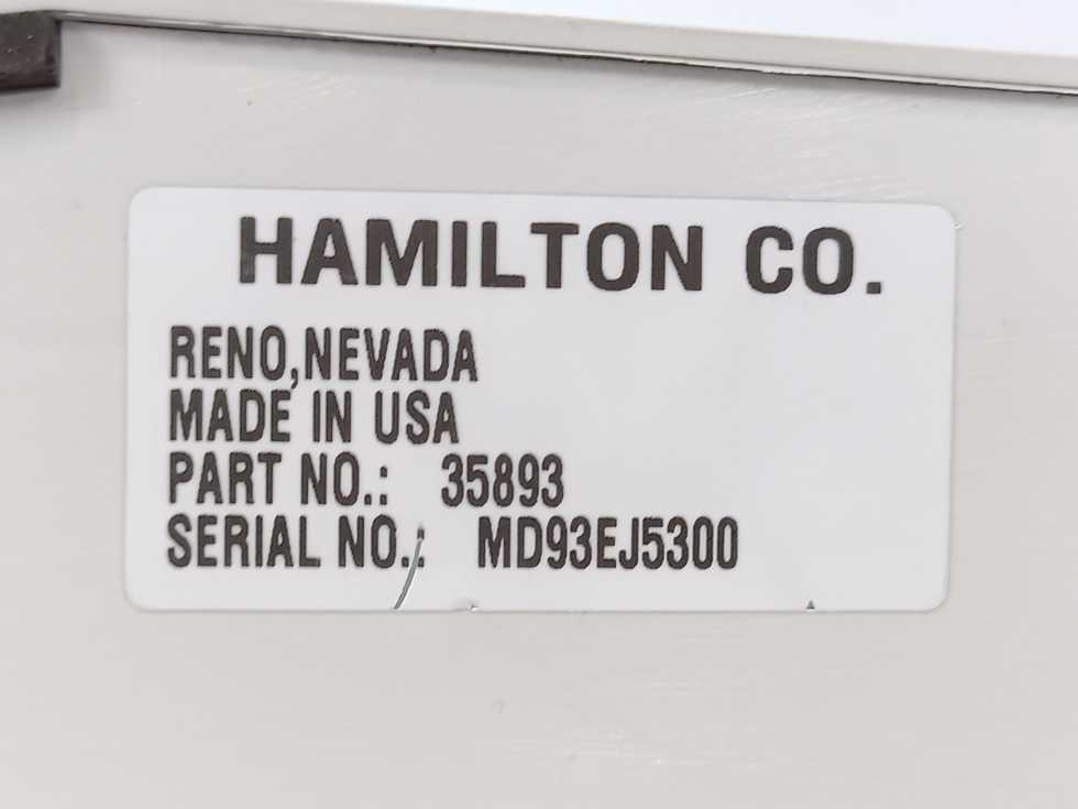 Hamilton ML530115 Microlab 530B 35891 Drive Unit w/ 35893 Controller Unit + Cord