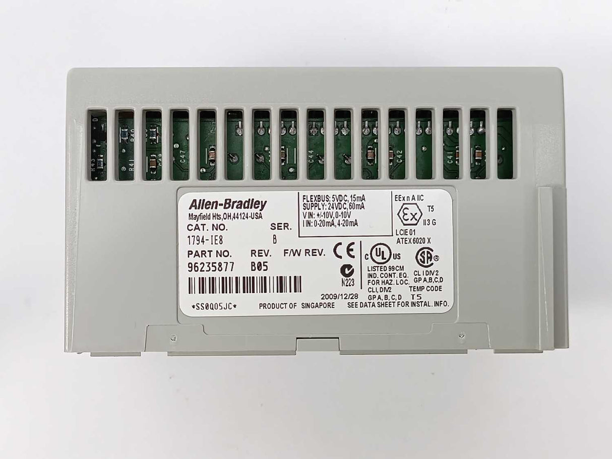 AB 1794-IE8 Ser. B Flex 8 Point Analog Input Module w/ 1794-TB3