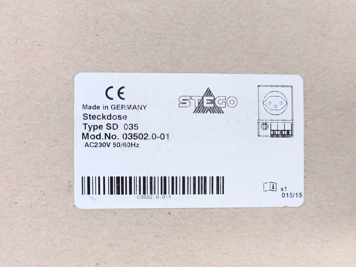 Stego SD 03502.0-01 SD 035 Electrical Socket