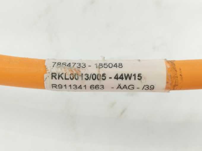 Bosch Rexroth R911341663 RKL0013/005 Ready-made Power Cable RKL, Length: 5.0 m