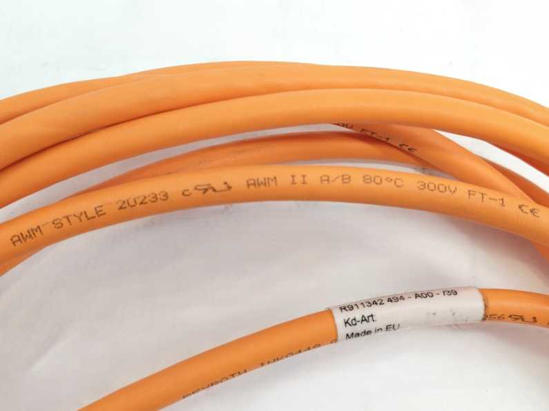 Bosch Rexroth R911342494 Ready-made Encoder Cable RKG, Length: 5.0 m