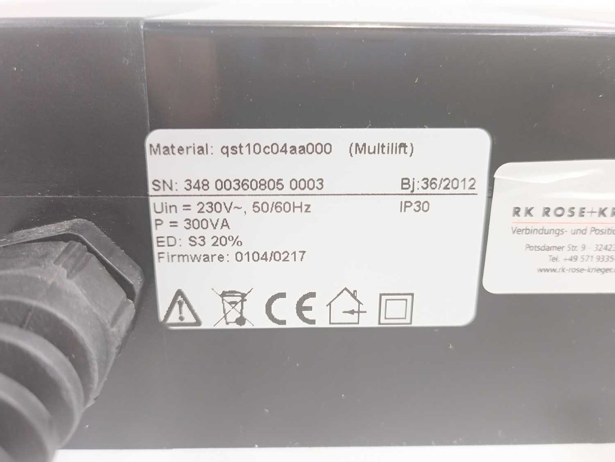 Rose+Krieger QST10C04AA000 Multicontrol Quadro Max 6000 N