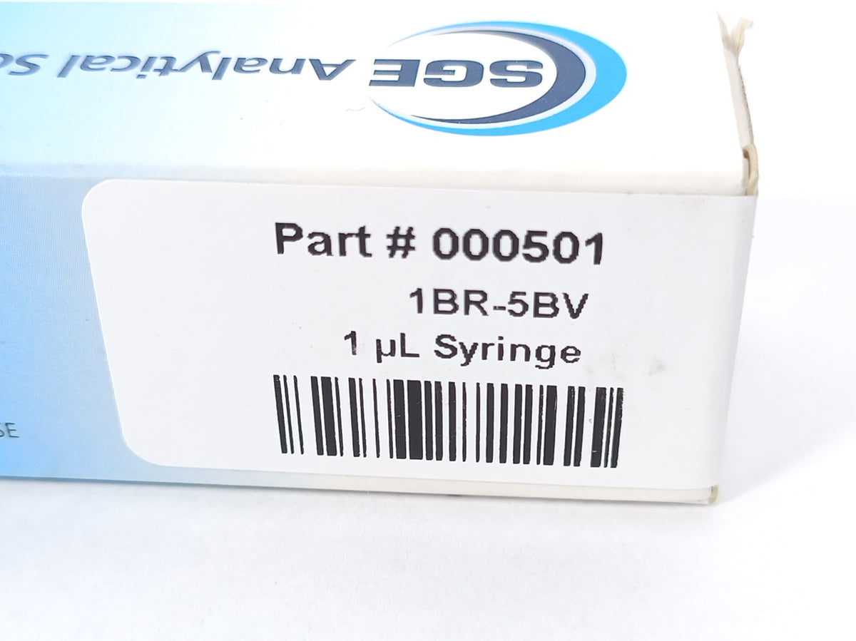 SGE 000501 1BR-5BV 1.0 µL NanoVolume syringe w/ 5cm 0.63mm OD needle