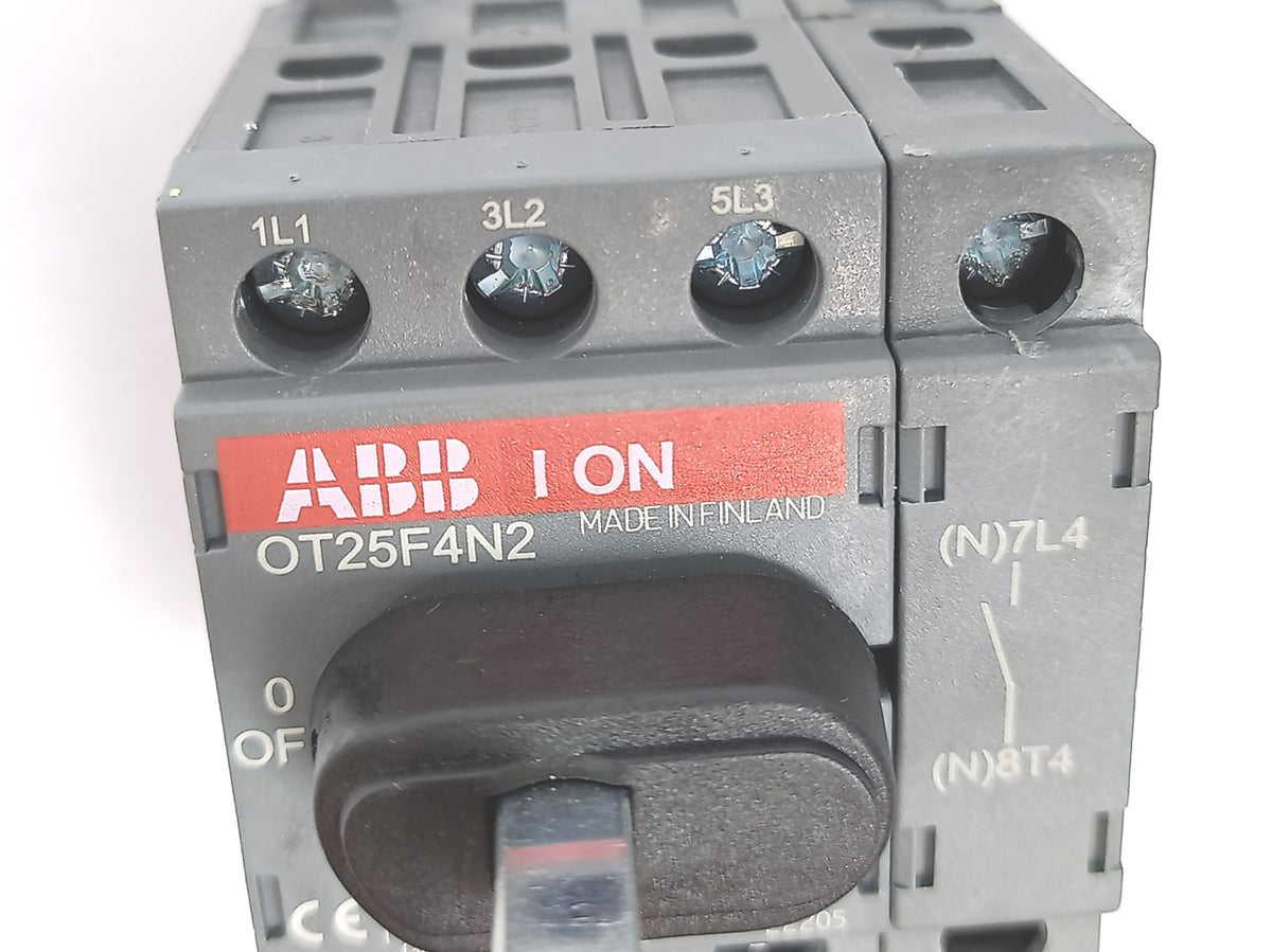 ABB OT25F4N2 Rotary Disconnect Switch 4-Pole 25A