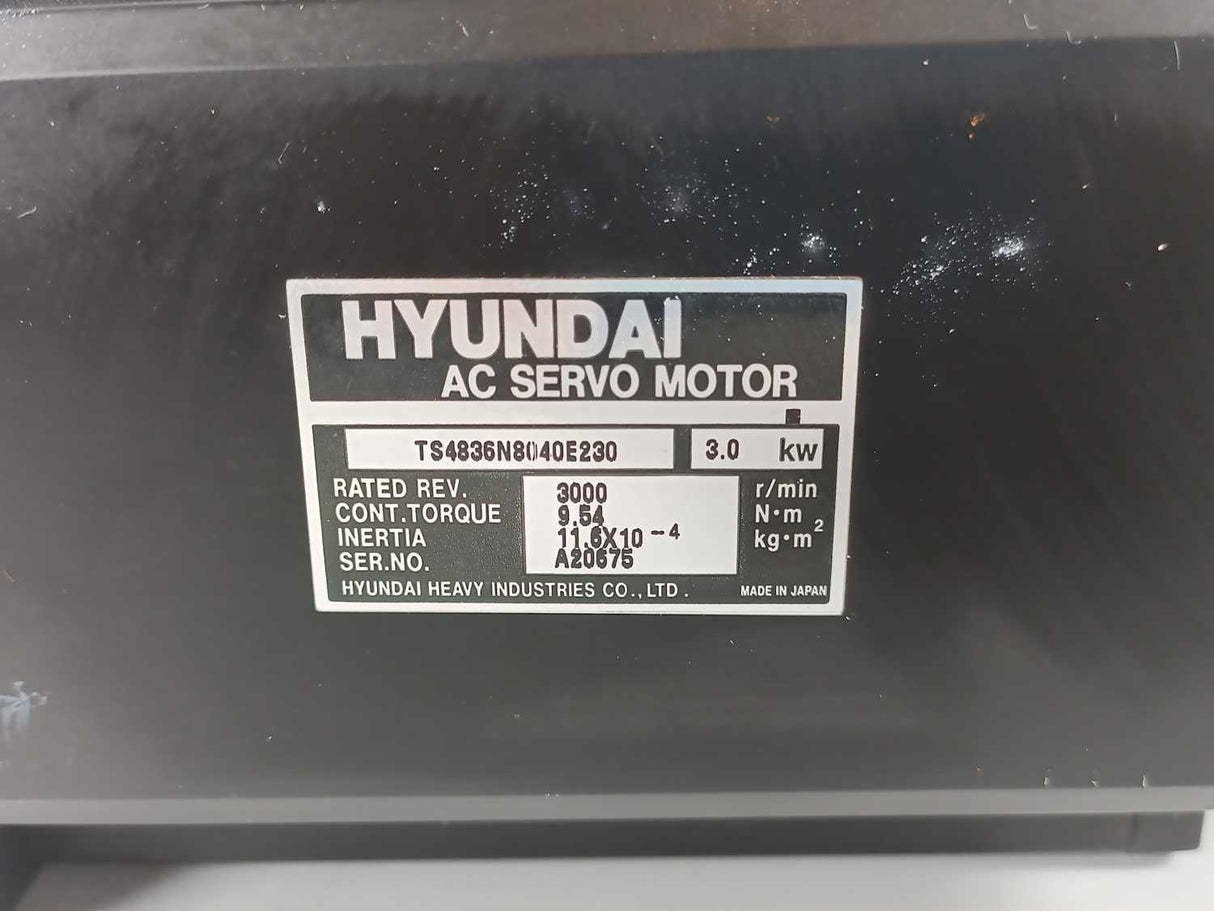HYUNDAI TS4836N8040E230 AC Servo Motor