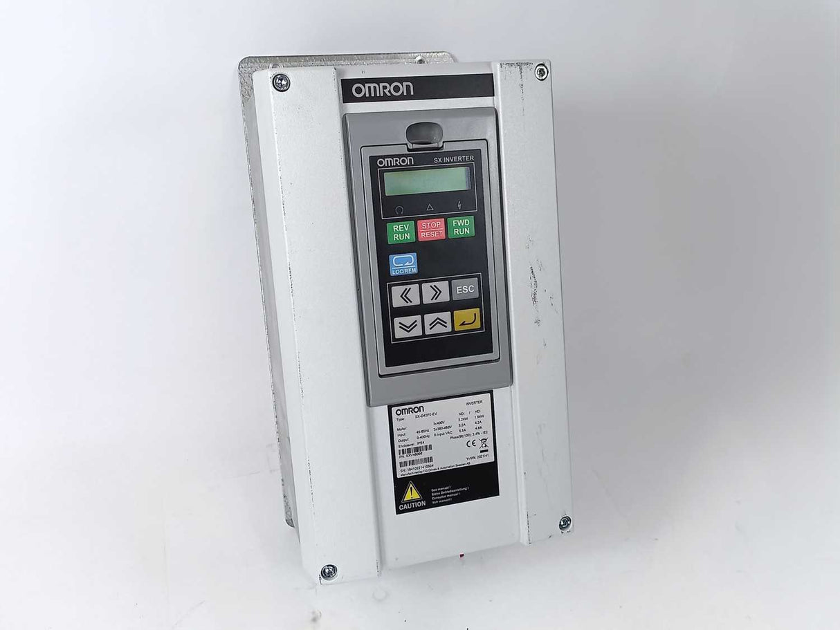 OMRON SX-D42P2-EV Frequency Inverter, ND: 2.2kW, 5.2A, 5,5A, HD:1.5kW, 4.2A, 4,8