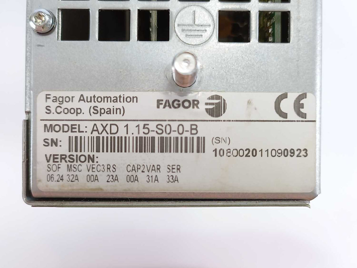 Fagor AXD 1.15-S0-0-B Servo Drive Module